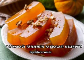 Balkabağı Tatlısının Faydaları Nelerdir?