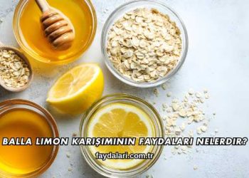 Balla Limon Karışımının Faydaları Nelerdir?