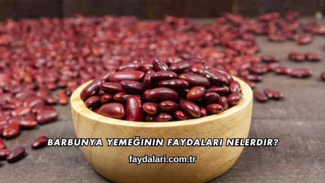 Barbunya Yemeğinin Faydaları Nelerdir?