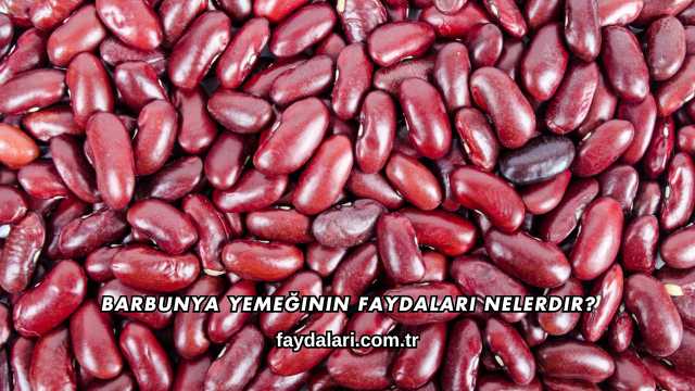 Barbunya Yemeğinin Faydaları Nelerdir?