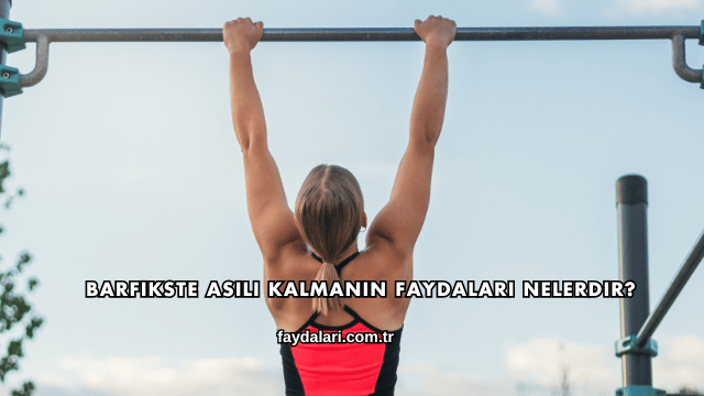 Barfikste Asılı Kalmanın Faydaları Nelerdir?