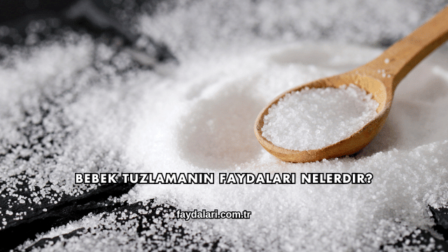 Bebek Tuzlamanın Faydaları Nelerdir?