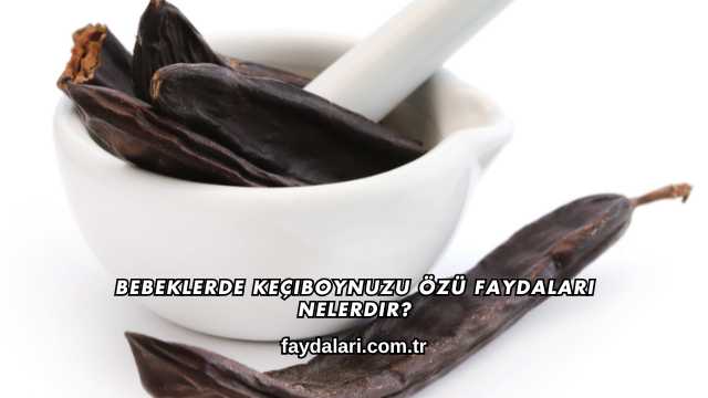 Bebeklerde Keçiboynuzu Özü Faydaları Nelerdir?