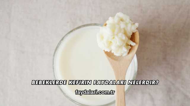 Bebeklerde Kefirin Faydaları Nelerdir?