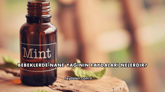Bebeklerde Nane Yağının Faydaları Nelerdir?