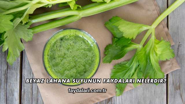 Beyaz Lahana Suyunun Faydaları Nelerdir?