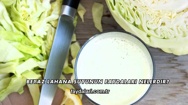 Beyaz Lahana Suyunun Faydaları Nelerdir?