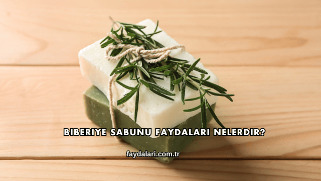 Biberiye Sabunu Faydaları Nelerdir?