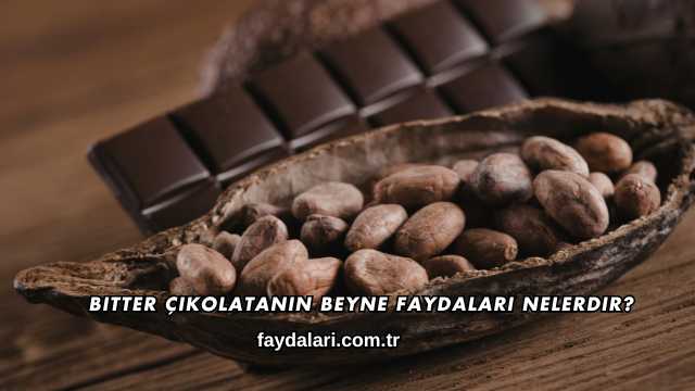 Bitter Çikolatanın Beyne Faydaları Nelerdir?