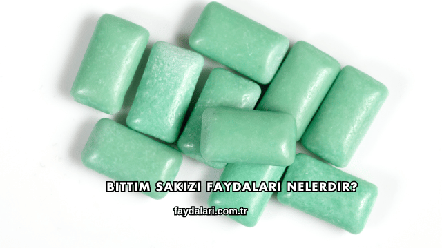 Bıttım Sakızı Faydaları Nelerdir?