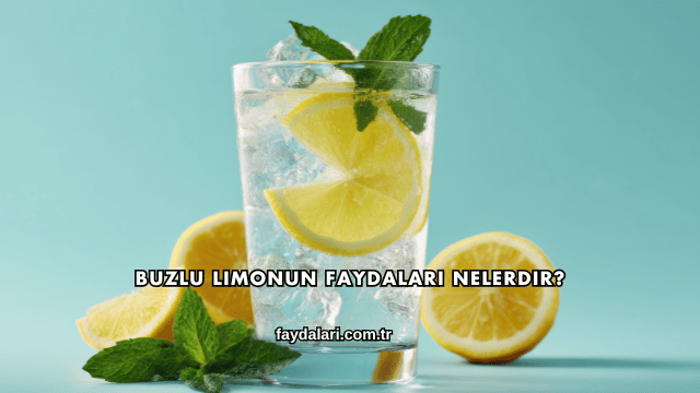 Buzlu Limonun Faydaları Nelerdir?