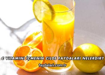 C Vitamini İçmenin Cilde Faydaları Nelerdir?