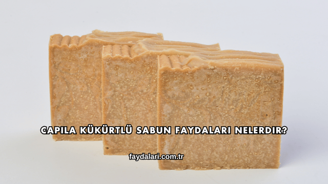 Capila Kükürtlü Sabun Faydaları Nelerdir?