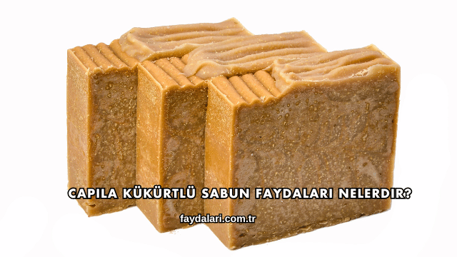 Capila Kükürtlü Sabun Faydaları Nelerdir?