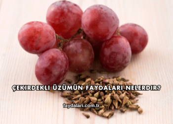 Çekirdekli Üzümün Faydaları Nelerdir?