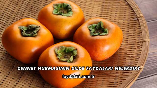 Cennet Hurmasının Cilde Faydaları Nelerdir?