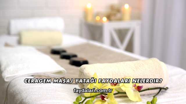 Ceragem Masaj Yatağı Faydaları Nelerdir?