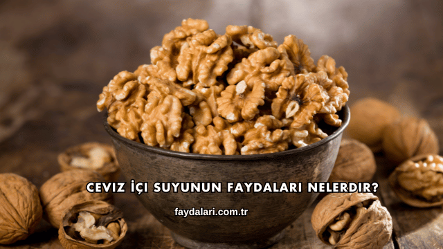Ceviz İçi Suyunun Faydaları Nelerdir?