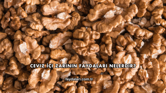 Ceviz İçi Zarının Faydaları Nelerdir?