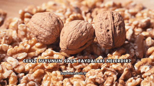 Ceviz Suyunun Saça Faydaları Nelerdir?