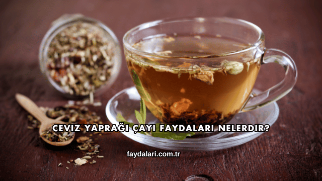 Ceviz Yaprağı Çayı Faydaları Nelerdir?