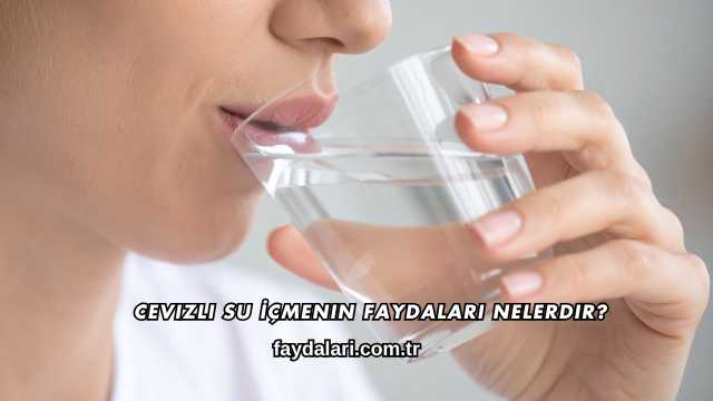 Cevizli Su İçmenin Faydaları Nelerdir?