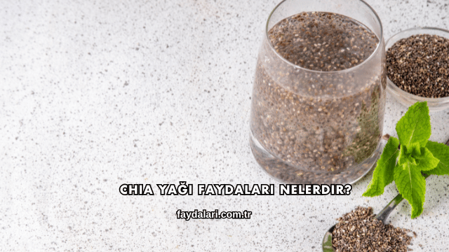 Chia Yağı Faydaları Nelerdir?