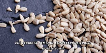Çiğ Çekirdek Yemenin Faydaları Nelerdir?