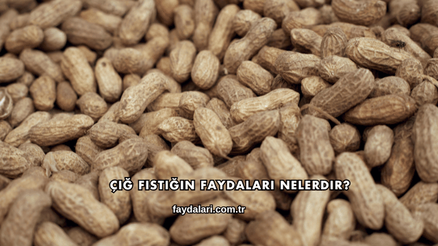 Çiğ Fıstığın Faydaları Nelerdir?