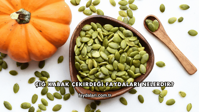 Çiğ Kabak Çekirdeği Faydaları Nelerdir?