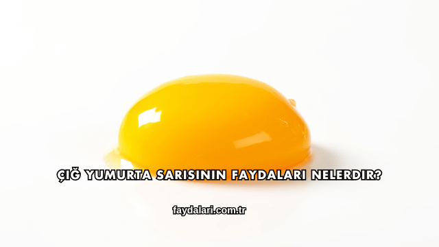 Çiğ Yumurta Sarısının Faydaları Nelerdir?