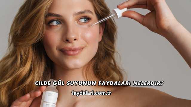 Cilde Gül Suyunun Faydaları Nelerdir?