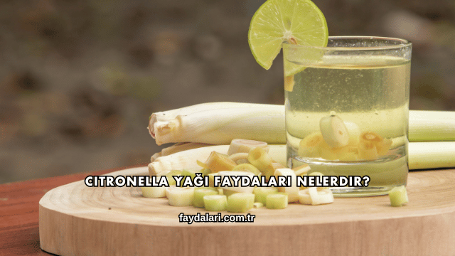 Citronella Yağı Faydaları Nelerdir?