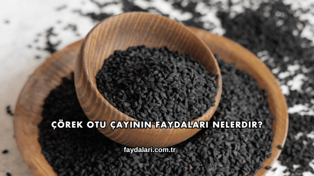 Çörek Otu Çayının Faydaları Nelerdir?
