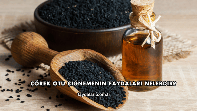 Çörek Otu Çiğnemenin Faydaları Nelerdir?