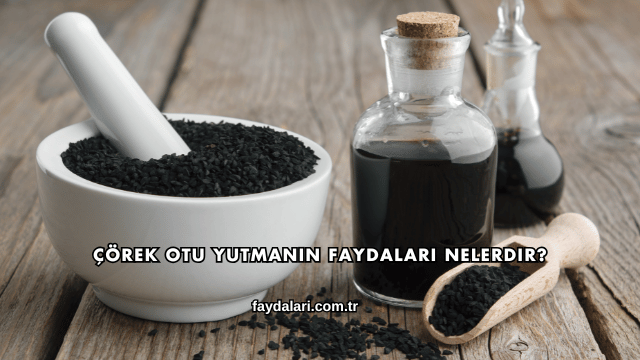 Çörek Otu Yutmanın Faydaları Nelerdir?