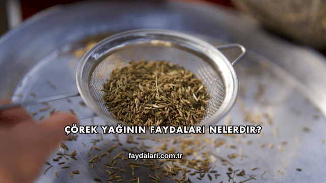 Çörek Yağının Faydaları Nelerdir?