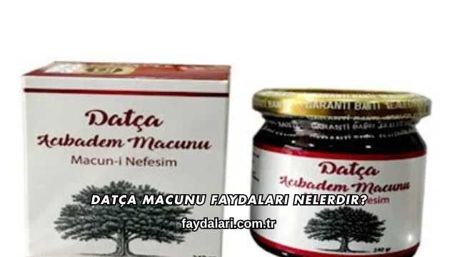 Datça Macunu Faydaları Nelerdir?
