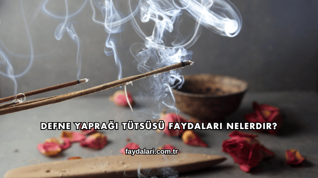 Defne Yaprağı Tütsüsü Faydaları Nelerdir?