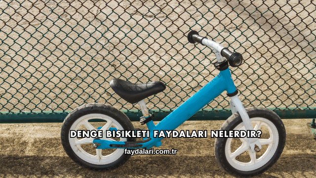 Denge Bisikleti Faydaları Nelerdir?