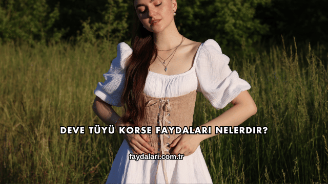 Deve Tüyü Korse Faydaları Nelerdir?