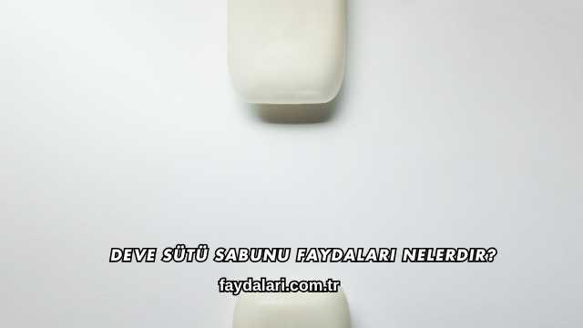 De­ve Sütü Sabunu Faydaları Nelerdir?
