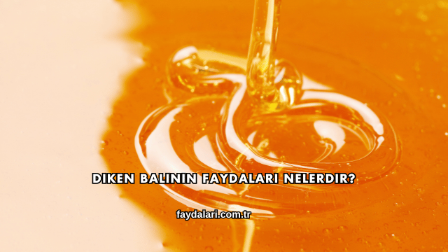 Diken Balının Faydaları Nelerdir?