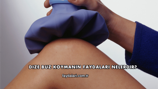 Dize Buz Koymanın Faydaları Nelerdir?