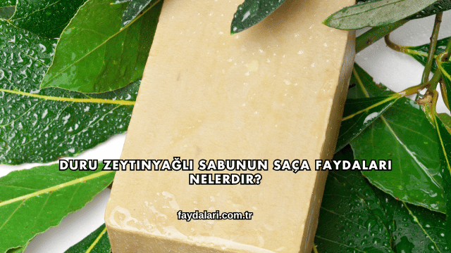 Duru Zeytinyağlı Sabunun Saça Faydaları Nelerdir?