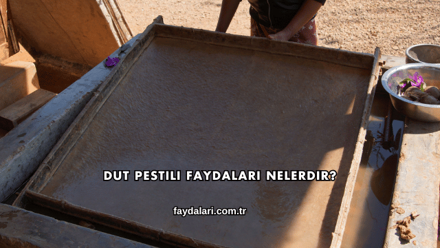Dut Pestili Faydaları Nelerdir?