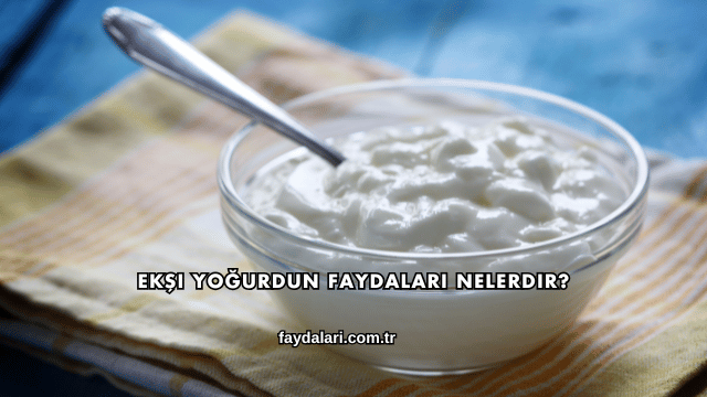 Ekşi Yoğurdun Faydaları Nelerdir?