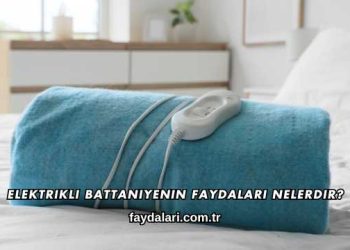 Elektrikli Battaniyenin Faydaları Nelerdir?
