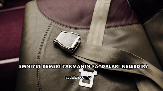 Emniyet Kemeri Takmanın Faydaları Nelerdir?