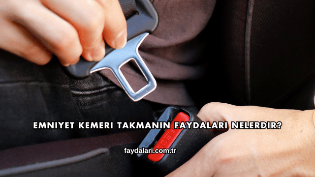 Emniyet Kemeri Takmanın Faydaları Nelerdir?